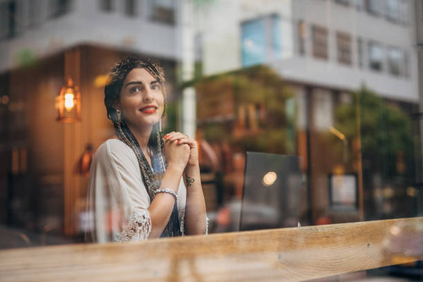 istock Woman working on laptop at the cafe 1171334567
