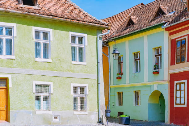 istock Street in Sighisoara 1171335040