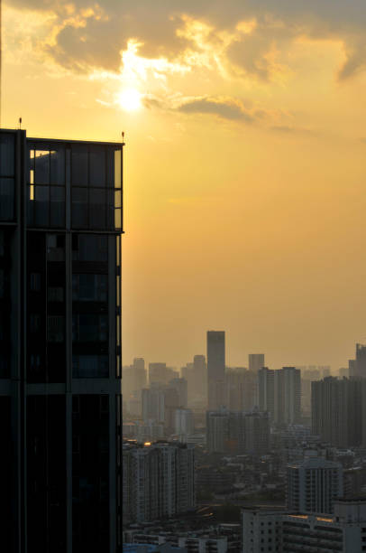 istock City skyline in sunrise,Chengdu,China 1171338639