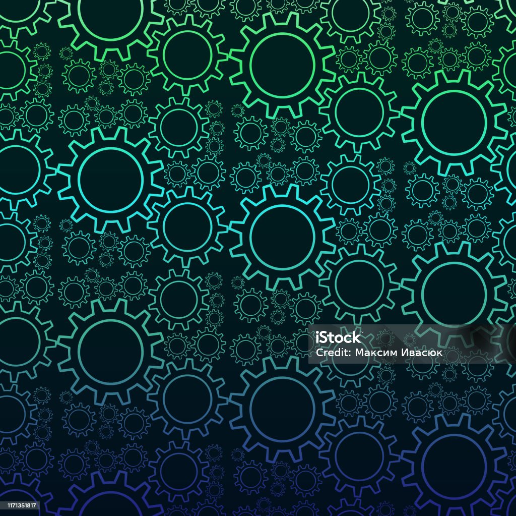 Seamless Vector Tech Texture Draw Line Abstract Futuristic Technology ...