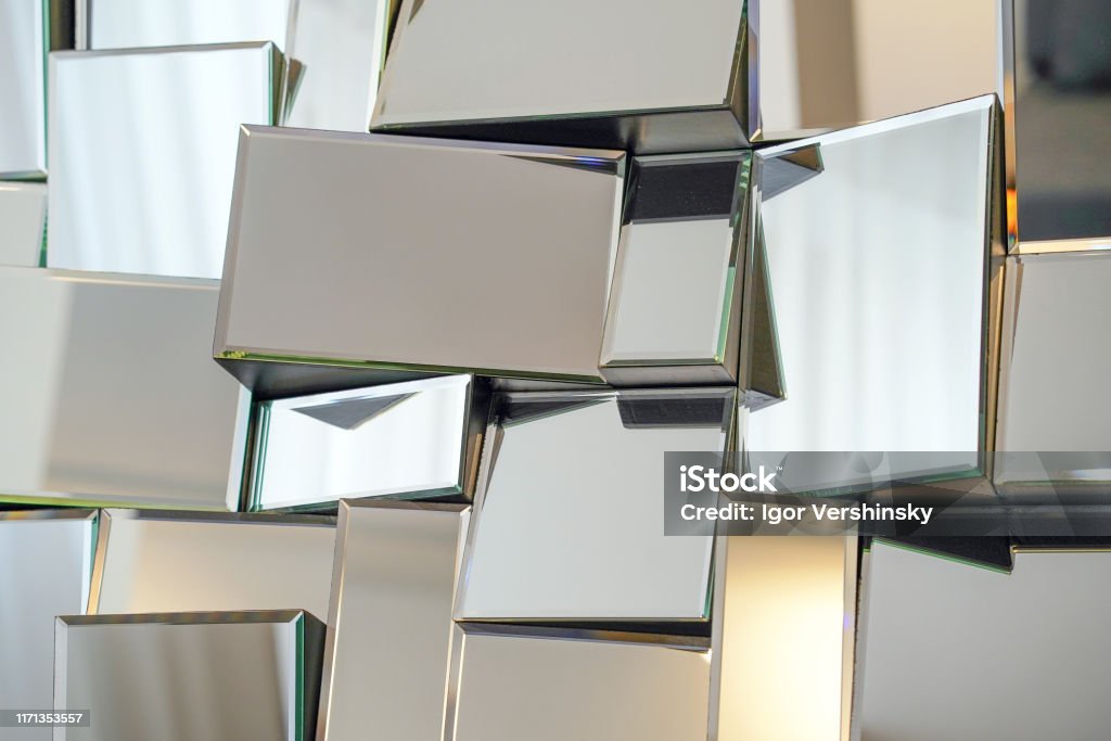 Mirror Abstract Model Abstract Mirror Closeup Stock Photo - Download Image Now - Mirror ...