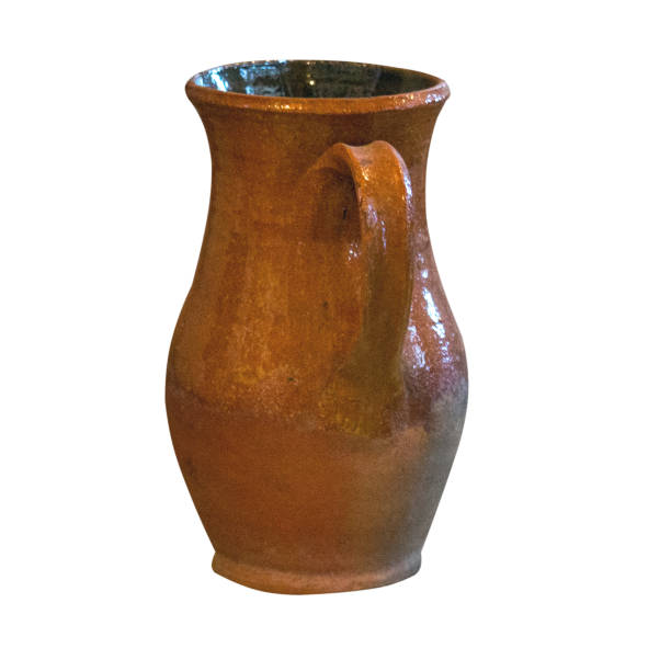 istock clay jug isolated on a white background. vintage jug front view. 1171358407