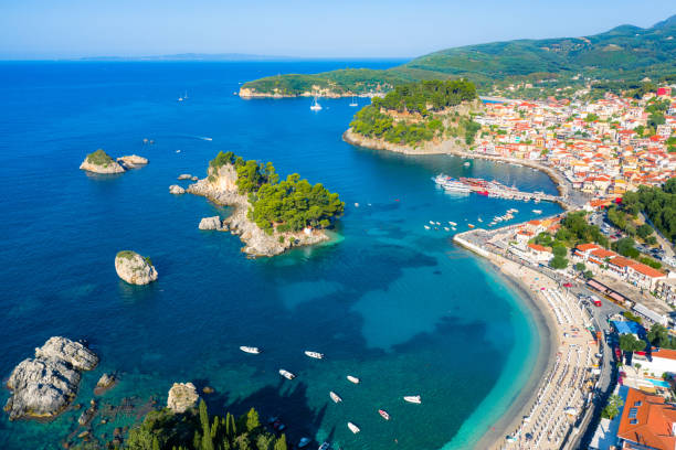 istock Panoramic view of scenic Parga city, Greece 1171370148