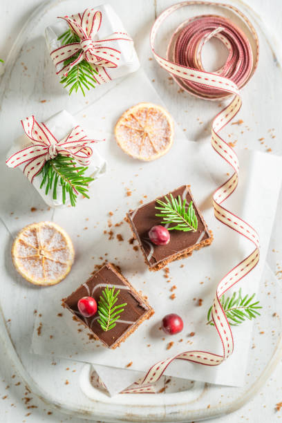 istock Homemade Gingerbread cake for Christmas with jam 1171370162