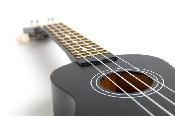 istock black ukulele guitar on white background 1171371548