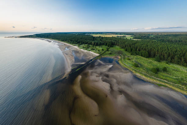 istock River Svetupe estuary in Baltic sea 1171388721