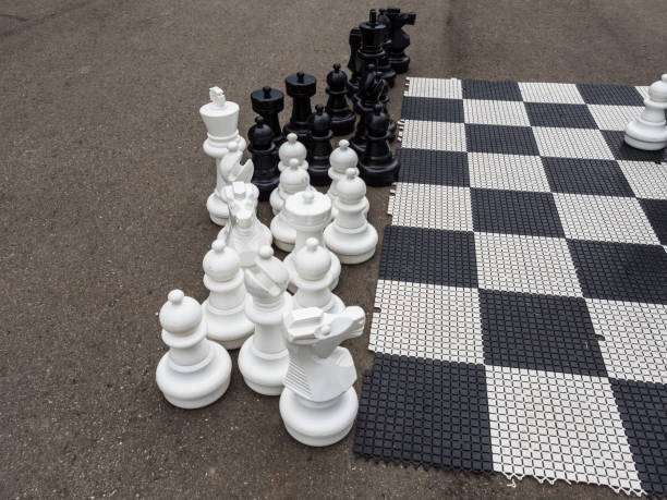 istock Large chess pieces for playing on the street. Rosa Khutor 1171394854