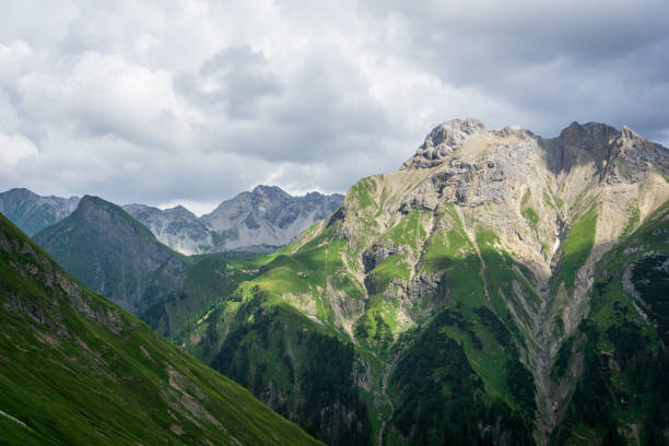istock Panoramic view in the mountains of lech valley, Tyrol, Austria 1171396943