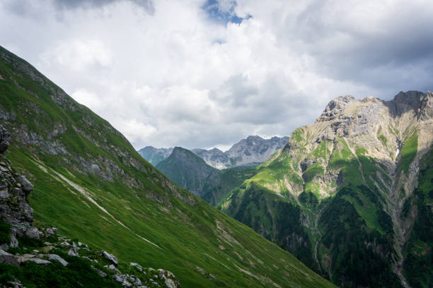 istock Panoramic view in the mountains of lech valley, Tyrol, Austria 1171399297