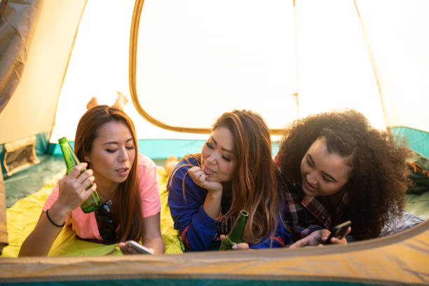 istock Girls in a tent 1171399629