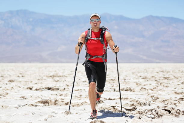 istock Ultra running man - trail runner in extreme race 1171407103
