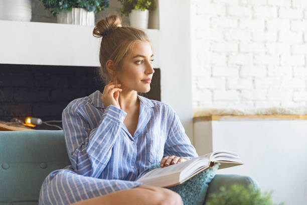 istock Lady posing in living room 1171407974