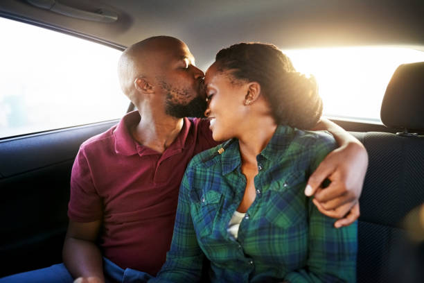 istock Romantic couple on road trip 1171408933