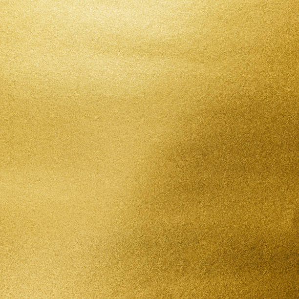 sfondo di trama di carta da imballaggio lucido in foglia di lamina dorata per l'elemento decorazione della carta da parete - gilded foto e immagini stock
