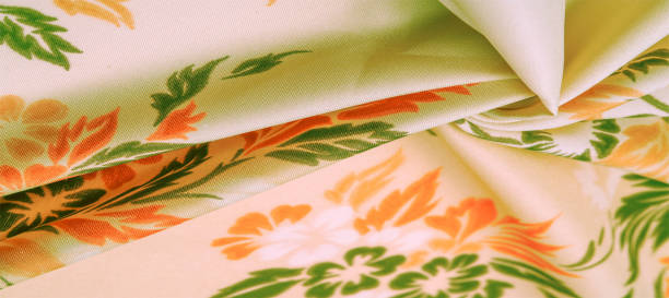 istock texture, background, pattern, delicate  silk with floral print Exceptionally lightweight pure silk fabric with a delicate texture. Clean, use lining when opacity is desired. 1171416261