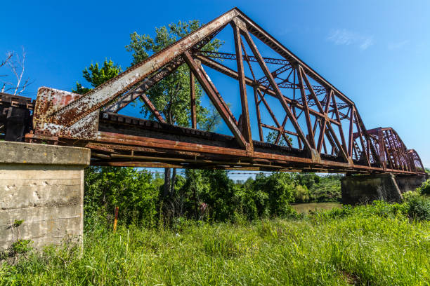 istock Old Truss Railroad Bridge in Texas. 1171420696