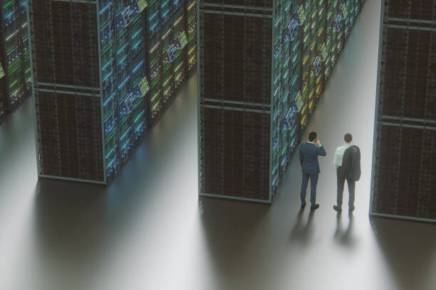 istock Businessmen in front of maze 1171421894