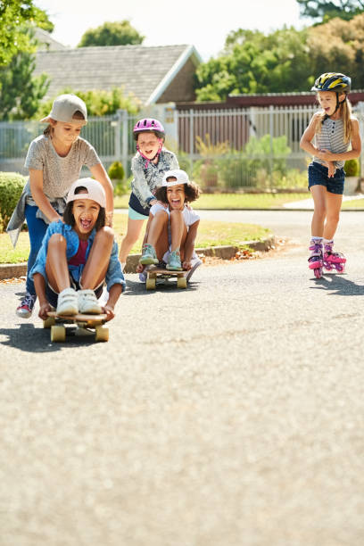 istock Skateboarding out on the lane 1171423025