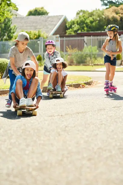 Photo of Skateboarding out on the lane