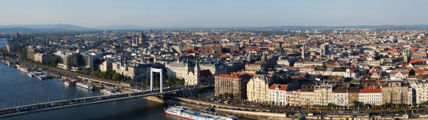 istock Budapest Cityscape, Top View 1171428969