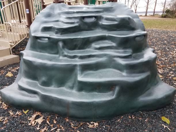 istock green plastic rock wall at a playground 1171430530