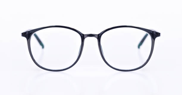 istock Black eye glasses isolated on white blackground. 1171443879