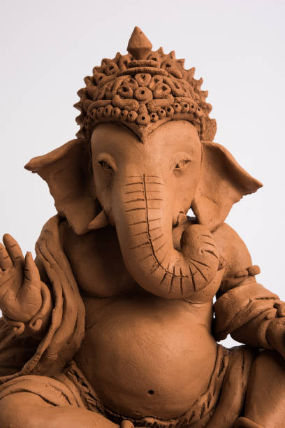istock eco friendly Ganesh/Ganpati idol or murti, home made. selective focus 1171444003