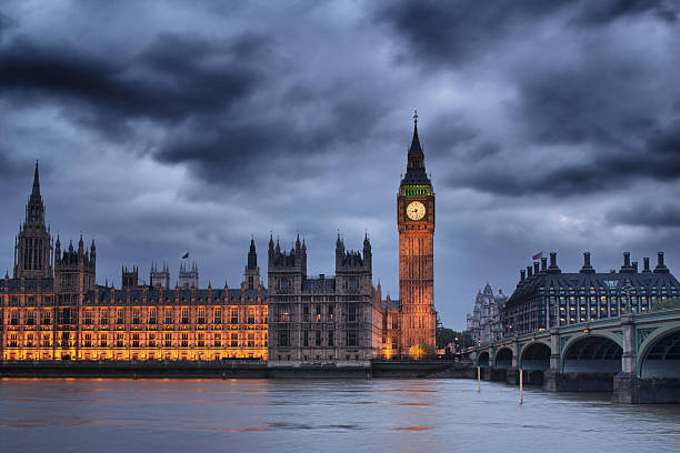 domy parlamentu i big ben - westminster bridge obrazy zdjęcia i obrazy z banku zdjęć