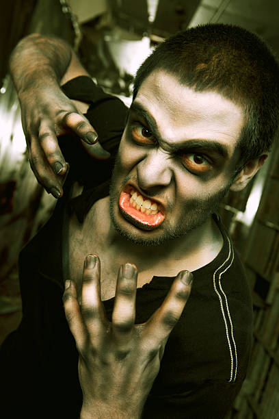 istock Zombie Living Dead Attack in Jail Cell Hallway 117144610