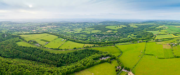 istock Idyllic rural, aerial view, Cotswolds UK 117144617