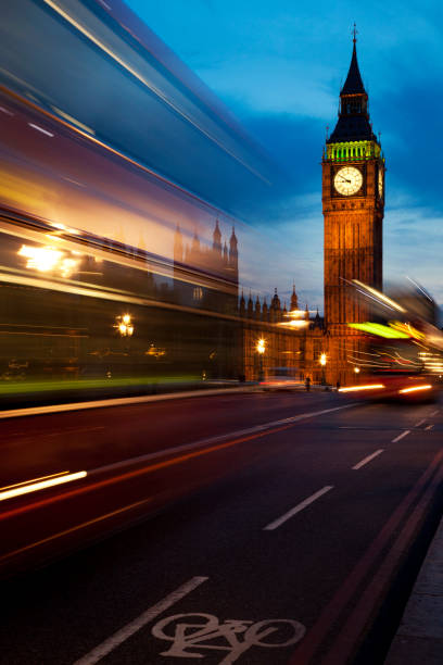 Big Ben at night stock photo