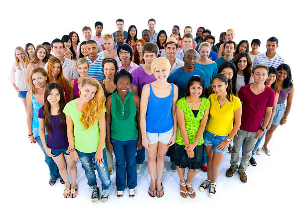 istock Large group of multi-ethnic young people 117144795