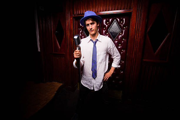 istock Stand-Up Comedian in a Seedy Dive Bar 117144941