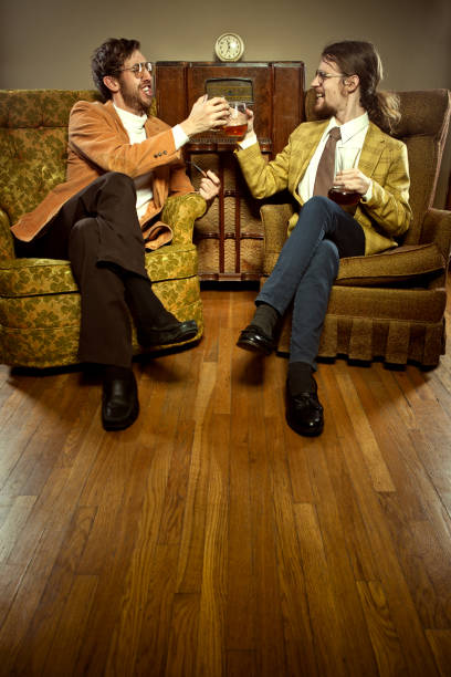 istock Toasting Vintage Business Men 117144959