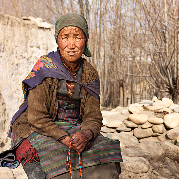 istock Tibetan woman with rosary 117145014