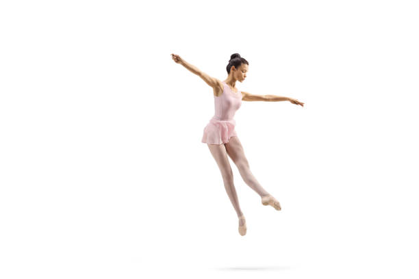 istock Ballerina performing a jump 1171450171