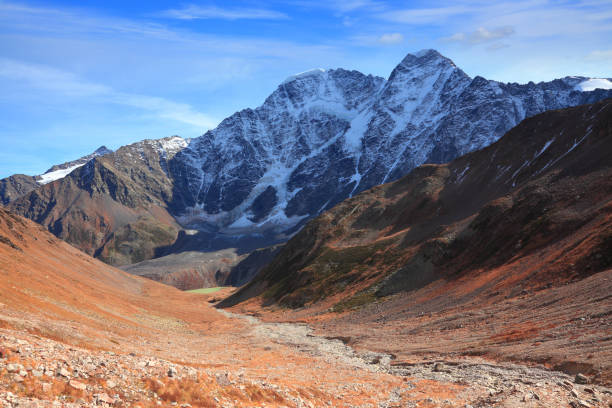 istock Donguz-Orun (4468 m) and Nakra (4277 m) peaks 1171455580