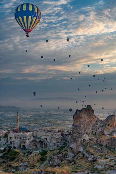 istock Watching the hot air balloons in Cappadocia 1171456364