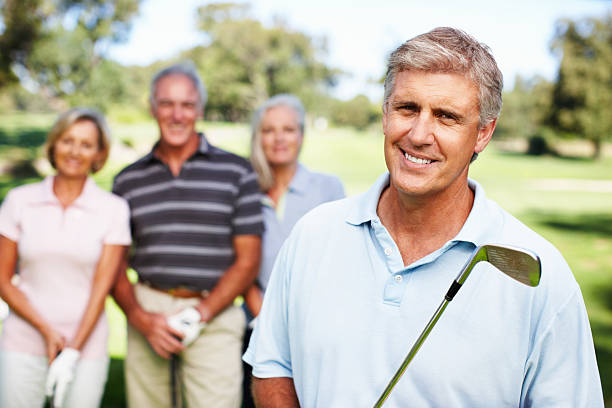 istock Enjoying a game of golf with friends 117145881