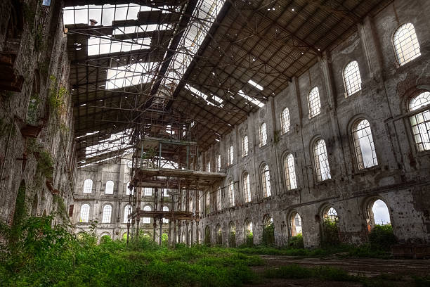 istock Abandoned Old Ruined Factory Urban Exploration 117145967