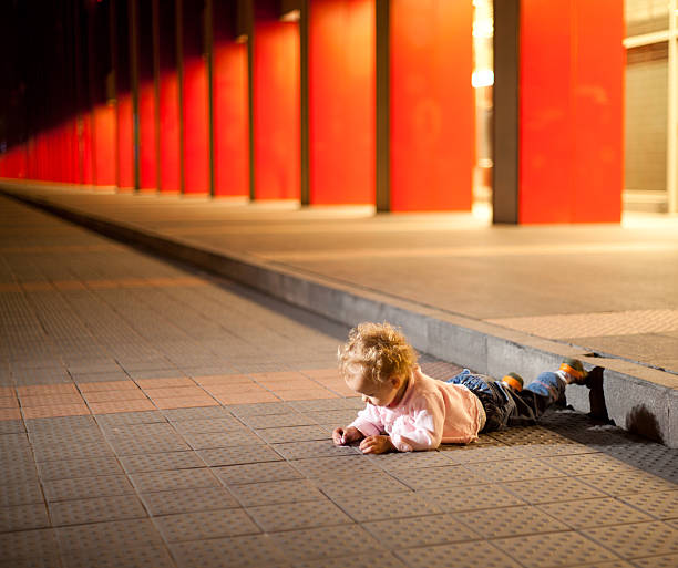istock Girl in night city 117146112