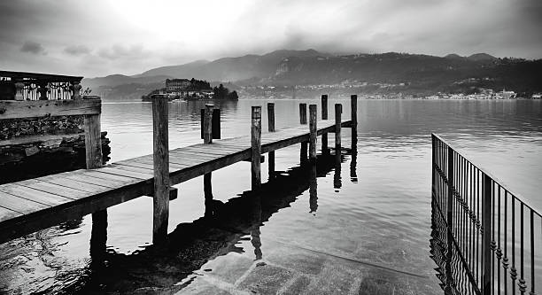 istock Orta San Giulio. Black and White 117146175