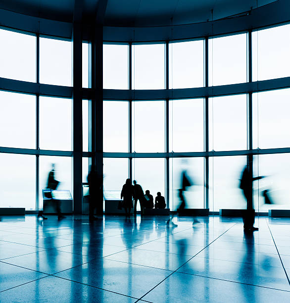 istock Backlit Silhouettes Modern Architecture Tokyo City Viewpoint 117146333