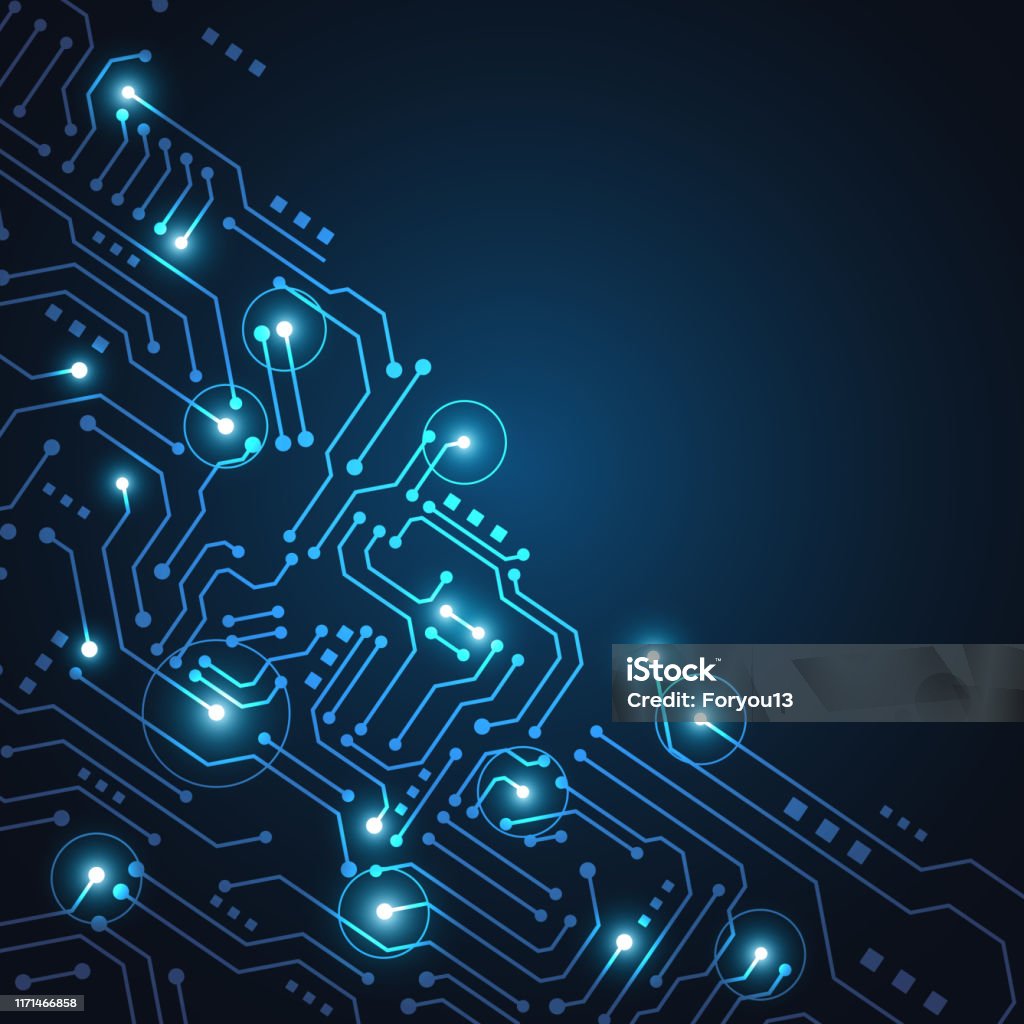 High Technology Graphics High Tech Technology Geometric Stock Illustration - Download Image Now ...