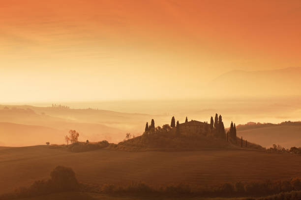 istock Farm in Tuscany 117146693