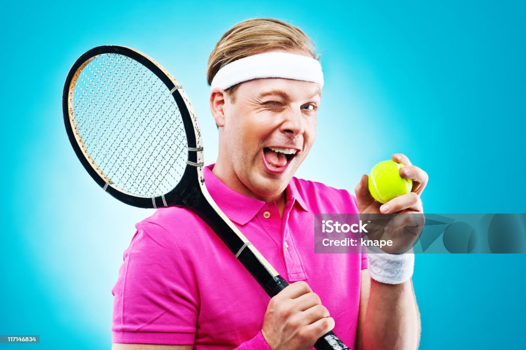 Joueur de Tennis - Photo de Grand dadais libre de droits