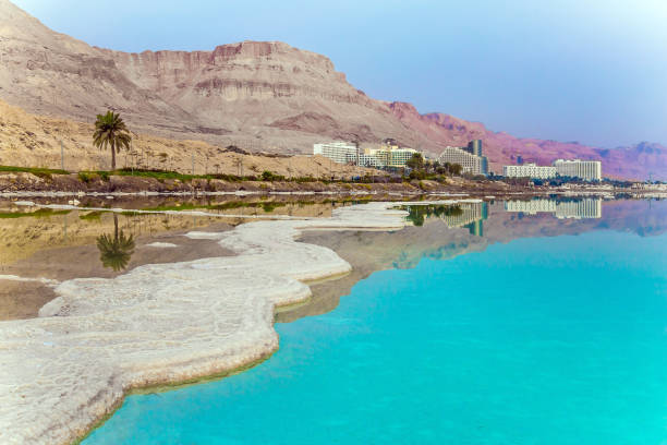 istock Picturesque paths from evaporated salt 1171471214