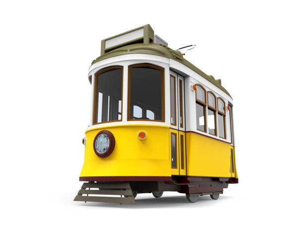istock old tram cartoon 1171472570