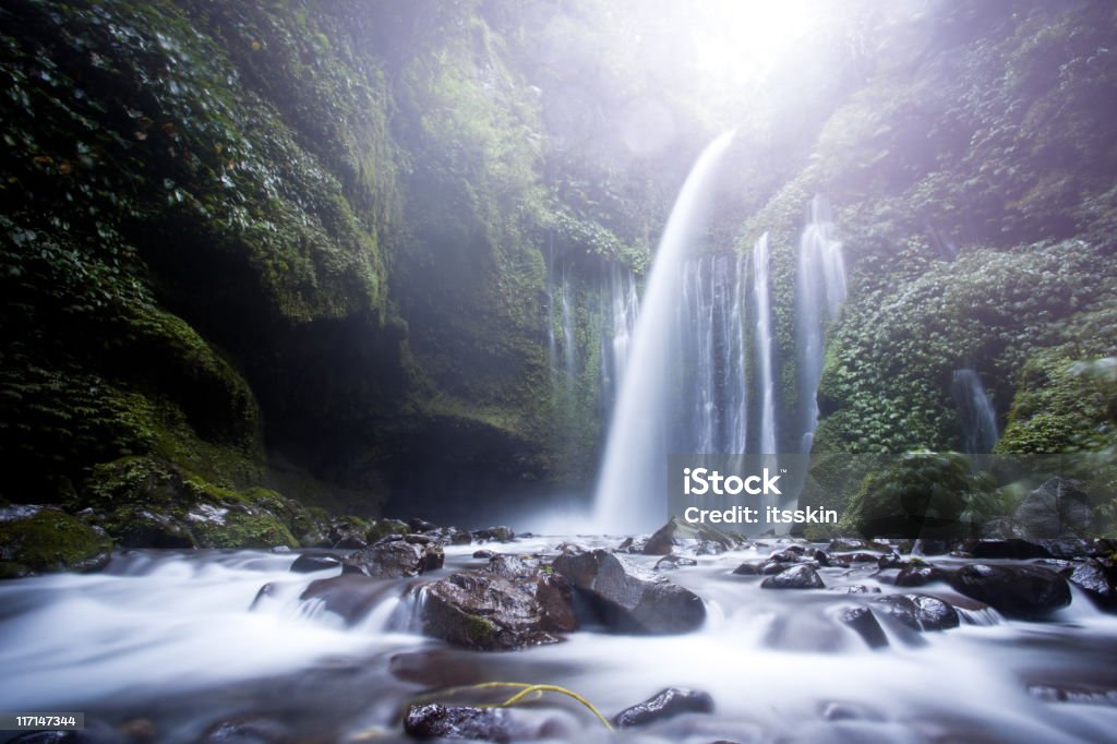 Lombok Waterfall Waterfall Stock Photo