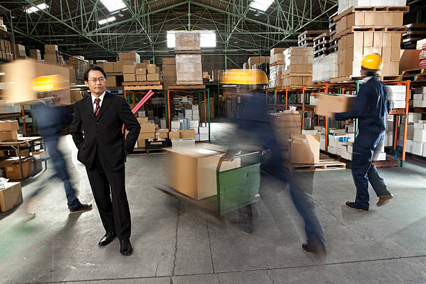 istock Japanese Businessman and workers 117147580